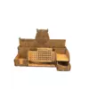 Настольный органайзер  Woodcraft  из дерева Сова 35х12.5х22см Настольный органайзер  Woodcraft  из дерева Сова 35х12.5х22см