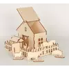 Игровой набор Ферма Woodcraft из дерева 15х22х16см Игровой набор Ферма Woodcraft из дерева 15х22х16см