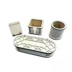 Деревянный набор для канцелярии в офисе 4в1. Деревянный набор для канцелярии в офисе 4в1.