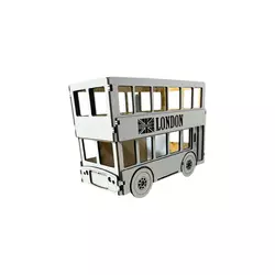 Органайзер WoodCraft автобус London для канцелярии 18х8х14см Органайзер WoodCraft автобус London для канцелярии 18х8х14см