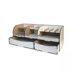 Ящик-органайзер PurewoodDecor для косметики 18.5х40ю19см Ящик-органайзер PurewoodDecor для косметики 18.5х40ю19см