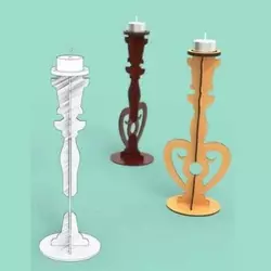 Подсвечник PurewoodDecor из дерева 28х12см Подсвечник PurewoodDecor из дерева 28х12см