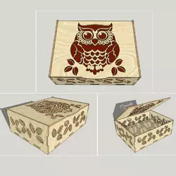 Подарочная коробка WoodCraft 20х15х7.2см Подарочная коробка WoodCraft 20х15х7.2см