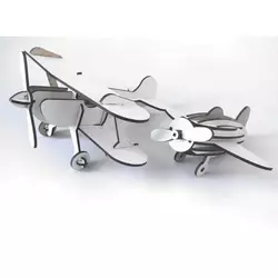 Конструктор Woodcraft из дерева Самолеты 2в1 Конструктор Woodcraft из дерева Самолеты 2в1