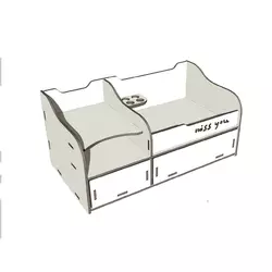 Органайзер из дерева для канцелярских принадлежностей Woodcraft  26х14х12.5см Органайзер из дерева для канцелярских принадлежностей Woodcraft  26х14х12.5см