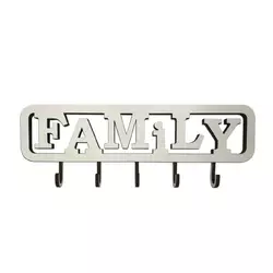 Ключниця WoodCraft  для дому Family 40х10см Ключниця WoodCraft  для дому Family 40х10см