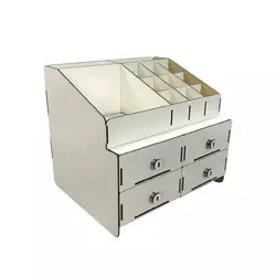 Органайзер для косметики с ящиками Woodcraft  27х25х30 см Органайзер для косметики с ящиками Woodcraft  27х25х30 см