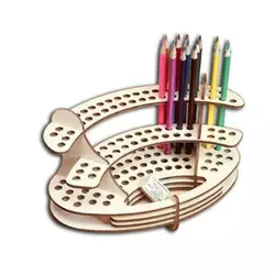 Подставка WoodCraft для карандашей 28х15х15см Подставка WoodCraft для карандашей 28х15х15см