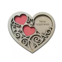 Деревянная коробка для обручальных колец с индивидуальной гравировкой WoodCraft 11х11см Деревянная коробка для обручальных колец с индивидуальной гравировкой WoodCraft 11х11см