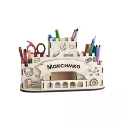 Настольный органайзер для хранения вещей WoodCraft 23х10х20см Настольный органайзер для хранения вещей WoodCraft 23х10х20см