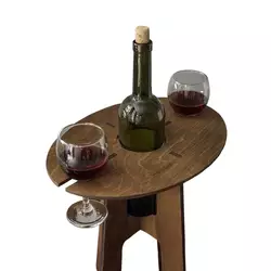 Винный столик Woodcraft из дерева 30х40х25см Винный столик Woodcraft из дерева 30х40х25см