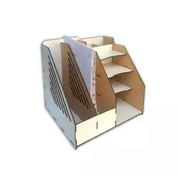 Деревянный настольный органайзер Woodcraft  для канцелярии 28х27х27см Деревянный настольный органайзер Woodcraft  для канцелярии 28х27х27см