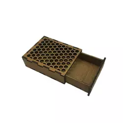 Деревянная коробка для бревна карт WoodCraft 12х8см Деревянная коробка для бревна карт WoodCraft 12х8см