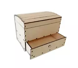 Косметичка PurewoodDecor для аксесуарів з шуфлядою Косметичка PurewoodDecor для аксесуарів з шуфлядою