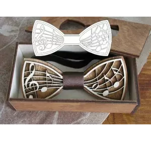 Деревянная мужская бабочка WoodCraft 9см Деревянная мужская бабочка WoodCraft 9см