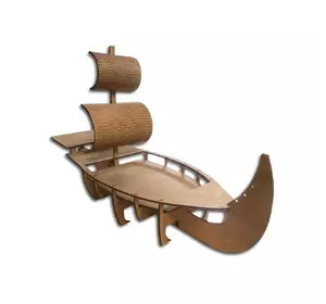 Подставка Корабль для суши Woodcraft  32х44х19см Подставка Корабль для суши Woodcraft  32х44х19см