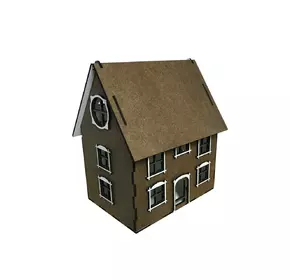 Копилка WoodCraft для денег в форме домика из дерева 23х16см Копилка WoodCraft для денег в форме домика из дерева 23х16см