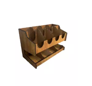 Органайзер WoodCraft для стаканчиков кофе 37х21х21см Органайзер WoodCraft для стаканчиков кофе 37х21х21см
