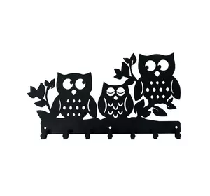 Ключница Woodcraft из дерева Сова 40х21 Ключница Woodcraft из дерева Сова 40х21