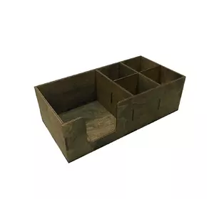 Органайзер для салфеток и специй Woodcraft из дерева 30х15х9 см Органайзер для салфеток и специй Woodcraft из дерева 30х15х9 см
