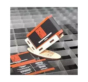 Подставка WoodCraft для визиток 9см Подставка WoodCraft для визиток 9см